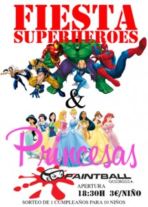 Fiesta Superhéroes y Princesas