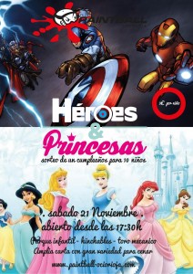 Fiesta Superhéroes y Princesas 2015
