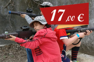 cumpleaños con paintball láser en Lardero Logroño