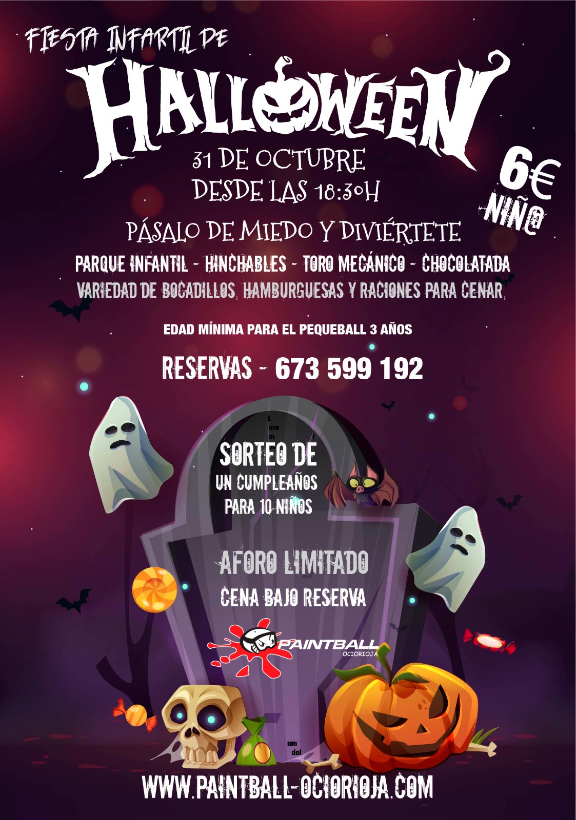 fiesta halloween Logroño 2022